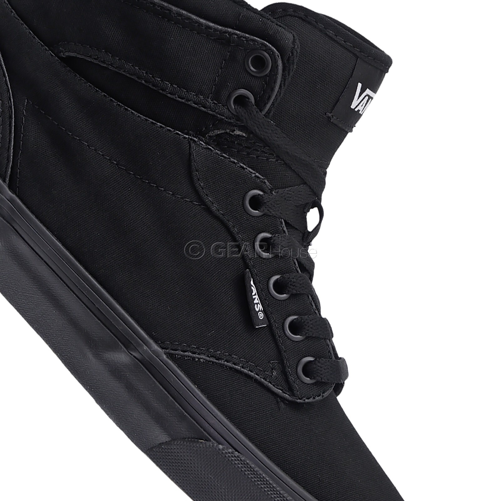 VANS Skate Atwood Hi Mens Skateboarding Shoes, Black Canvas High Top, Pick Size