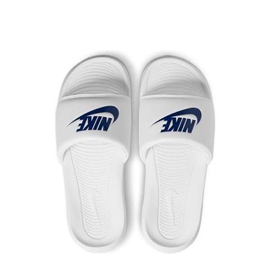 Nike Men Victori One Slide White Game Royal Blue Sandal Gym Shower CN9675-102