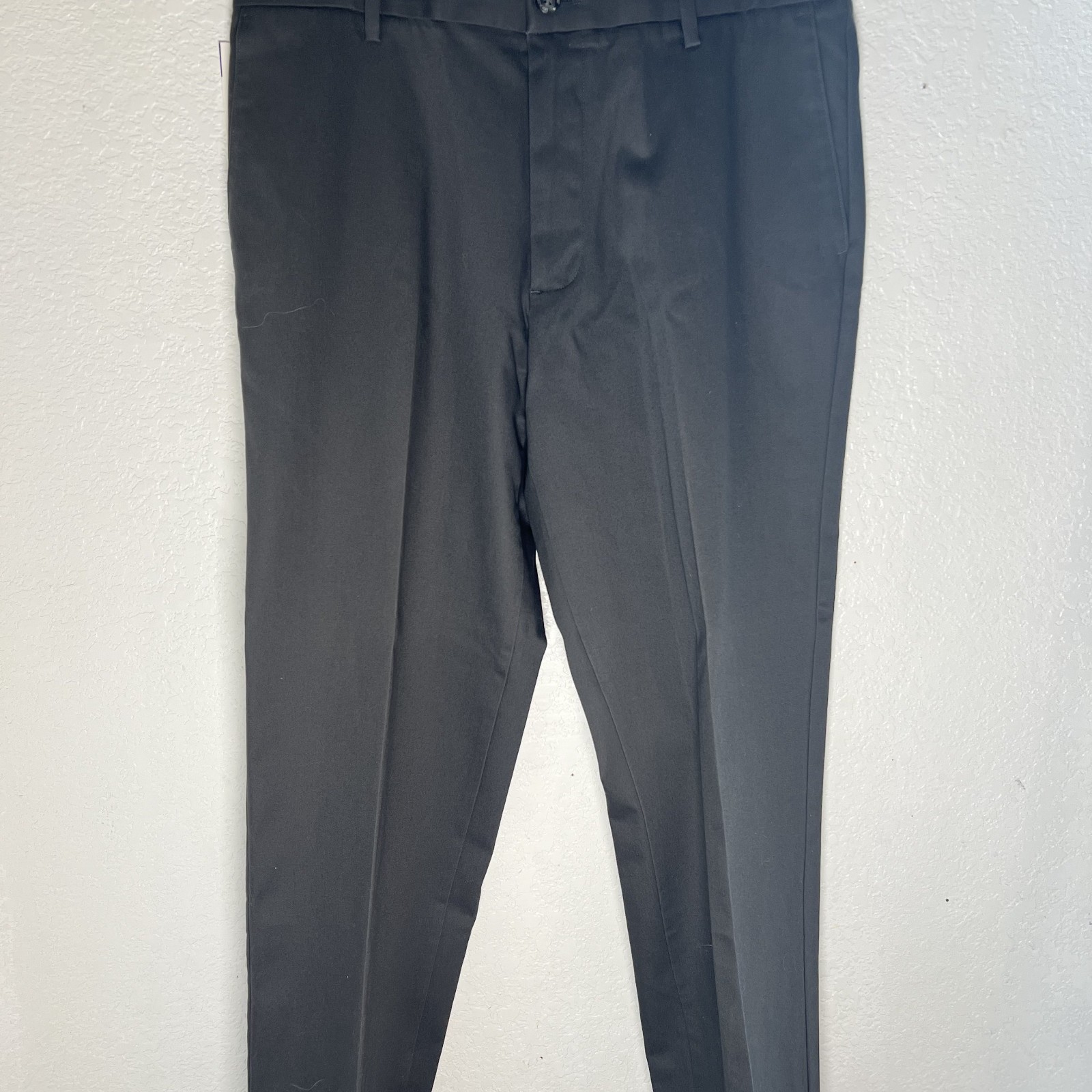 NWT Dockers Signature Collection Iron Free Straight Pleated Gray Men Pants 34×34