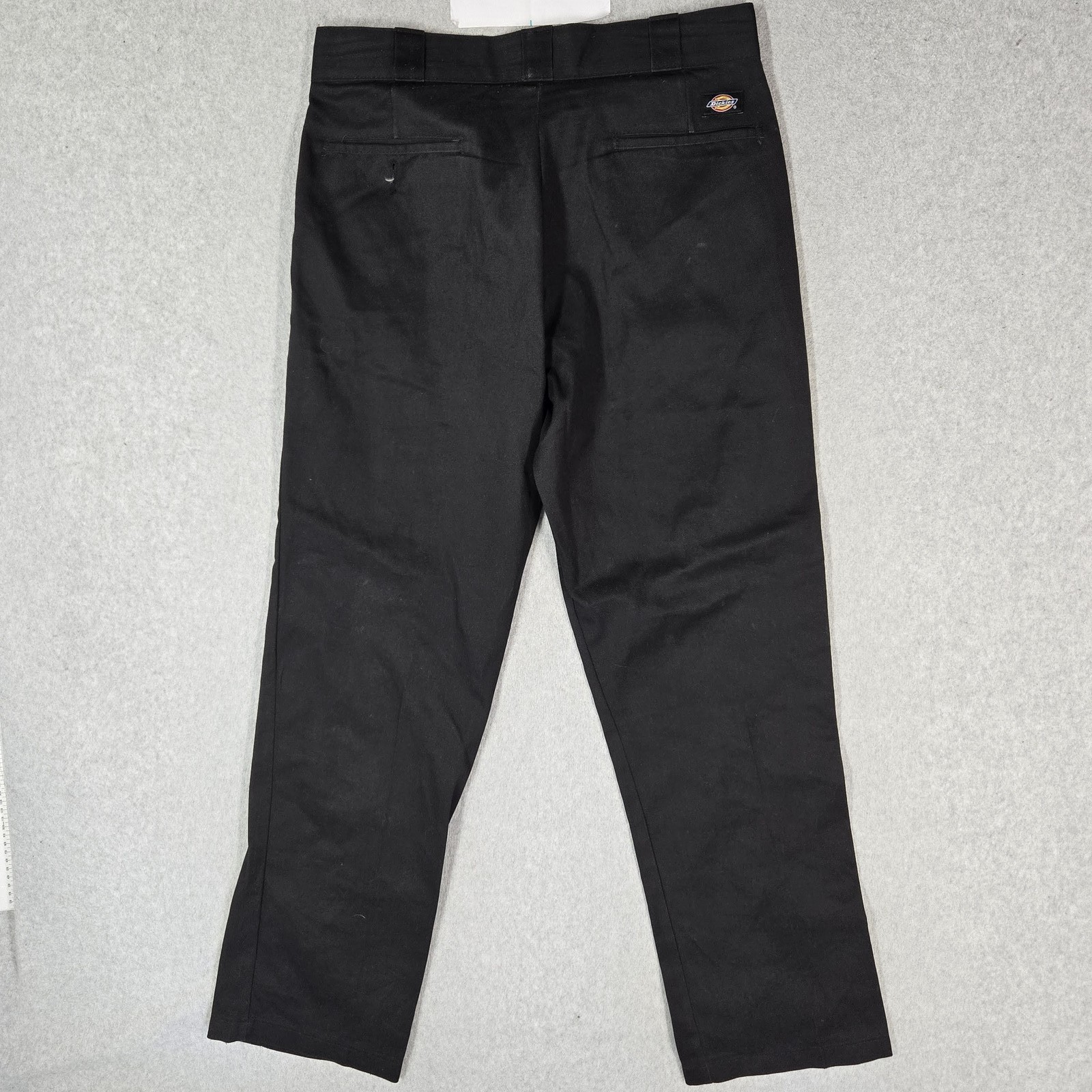 Dickies Men Pants 34X32 Black Khakis Twill 874 Work Pants Logo Original Fit