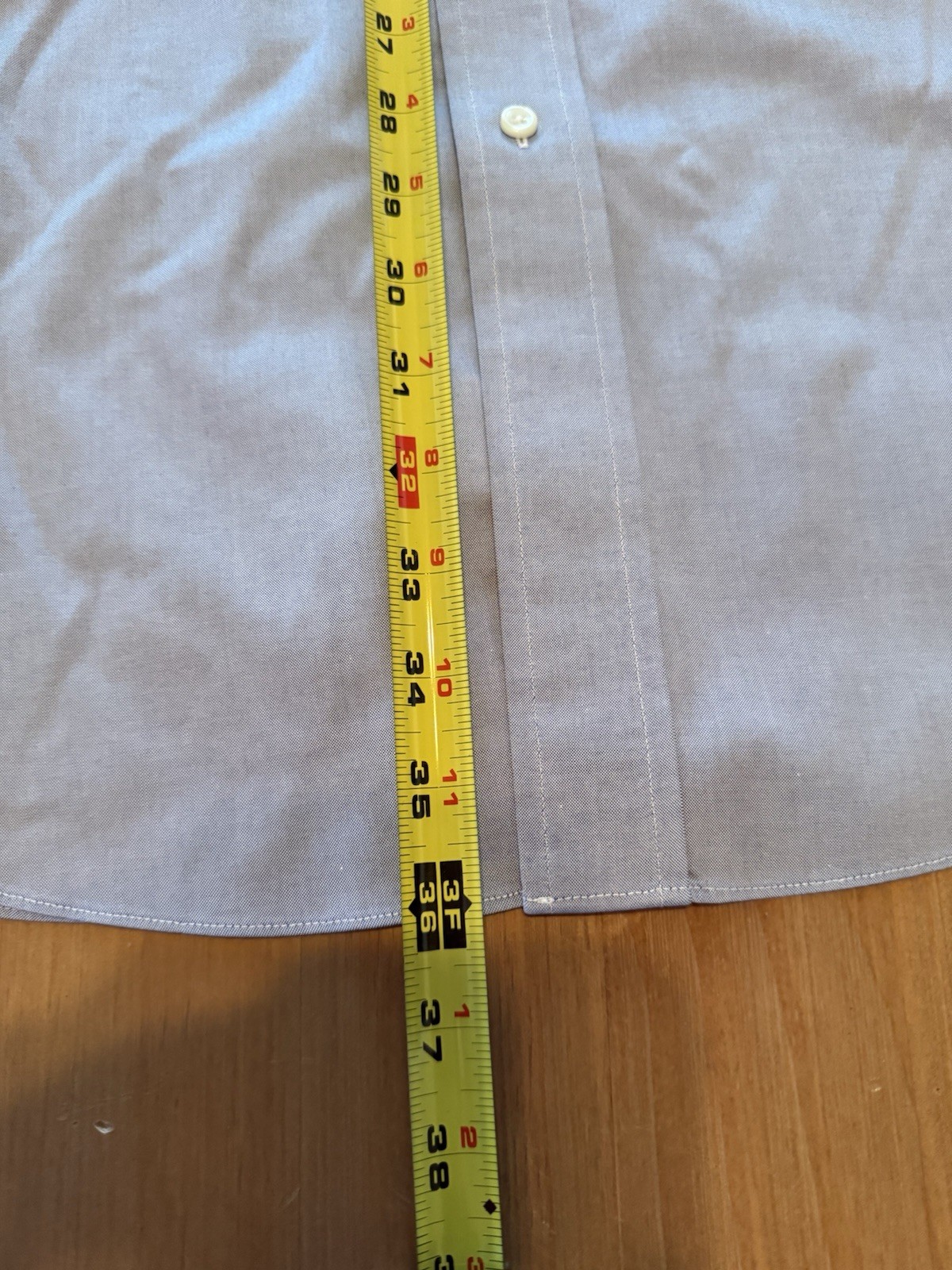 Brooks Brothers Solid Blue Dress Shirt 19-38
