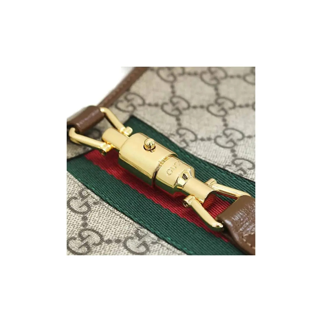 Gucci Jackie 1961 Half Moon Underarm Bag Canvas Bag Small Women’s 11×1.7×7.4 in