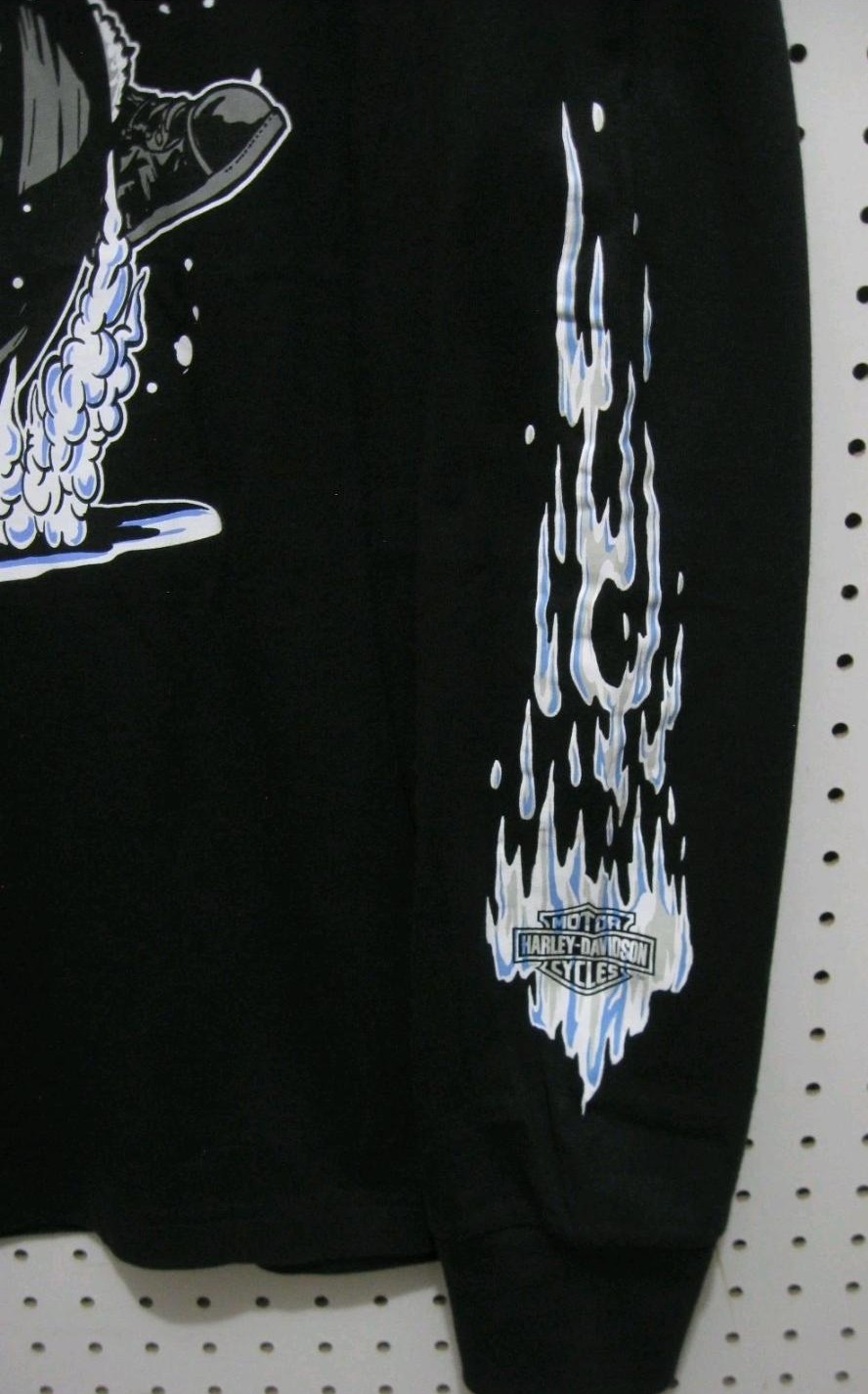5X NWT Men’s Harley Davidson Speed Santa Long Sleeve Tee Shirt Defect
