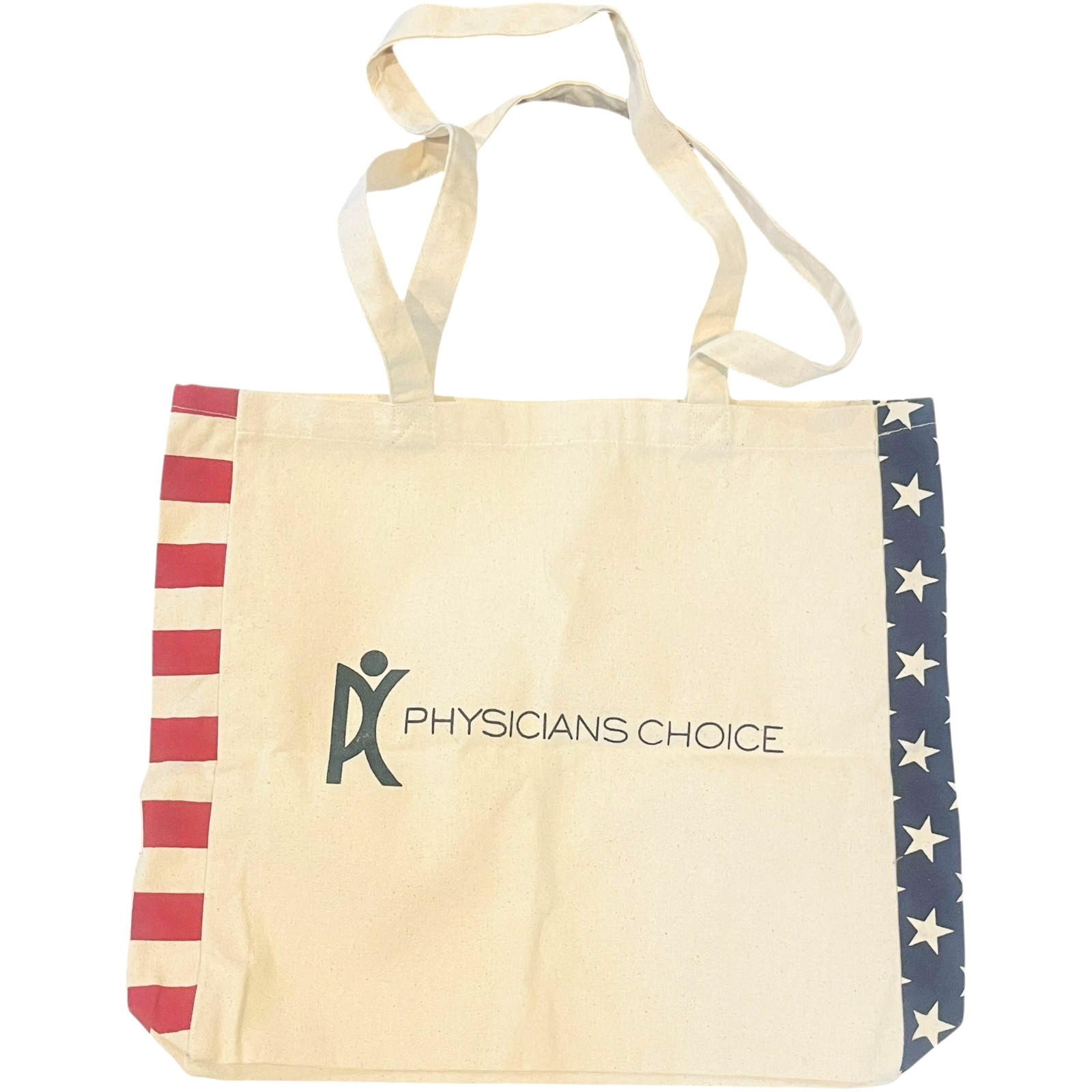 Physicians Choice American Flag Themed Canvas Tote