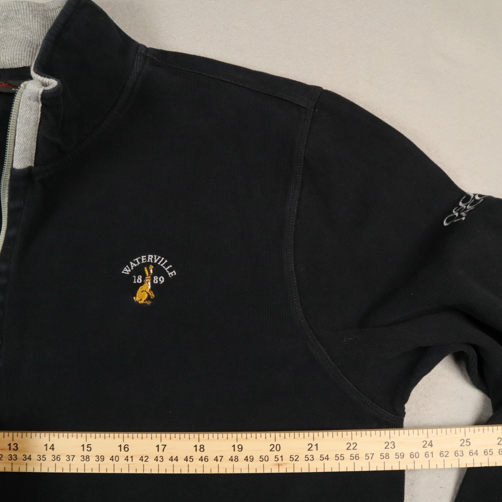Oscar Jacobson Budd Half Zip Pullover Men’s 2XL Waterville Golf 1/4 Black