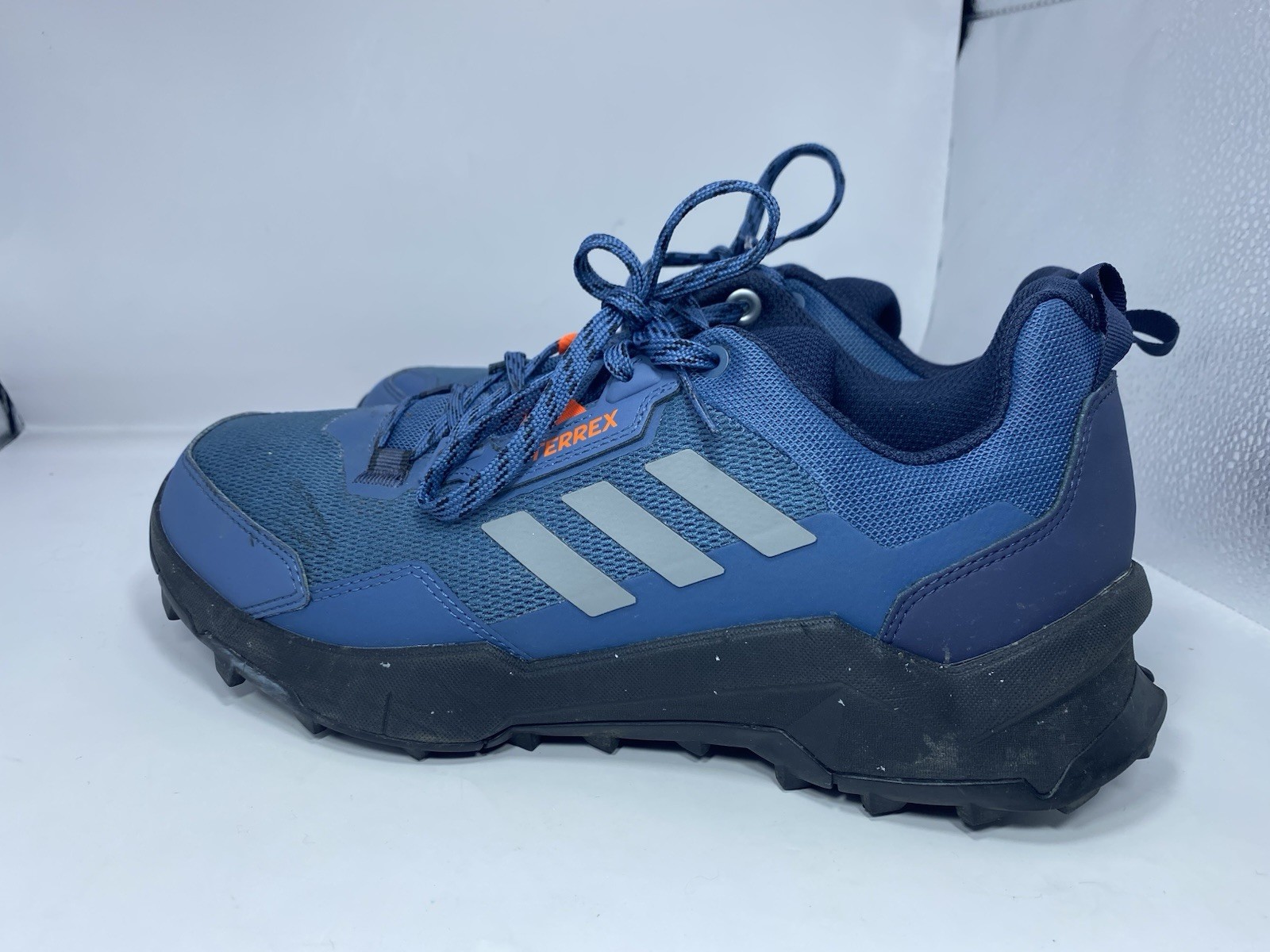 Adidas Terrex AX4 Wonder Steel Blue Orange Hiking Shoes HP7392 Men’s Size 8.5