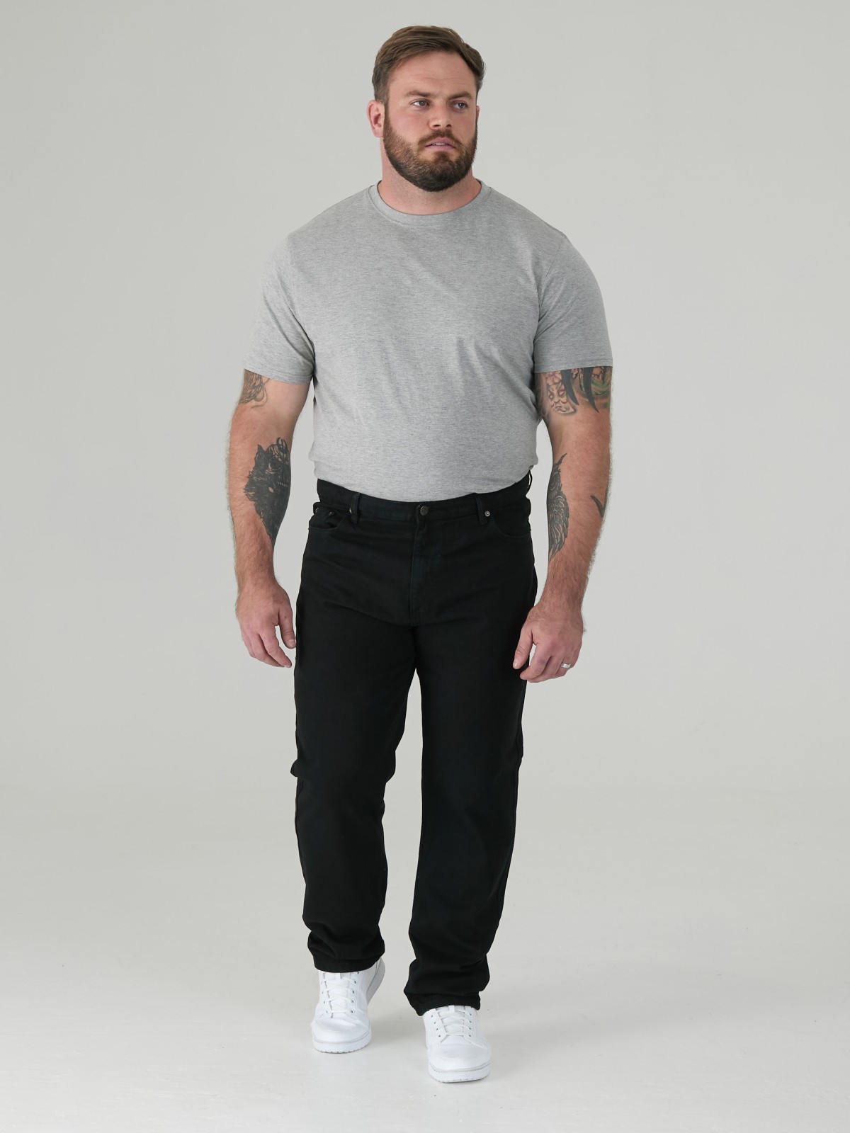 Rockford Mens Black Denim Jeans Comfort Fit 30″ 32″ 34″ 36″ 38″ 40″ (RJ320)
