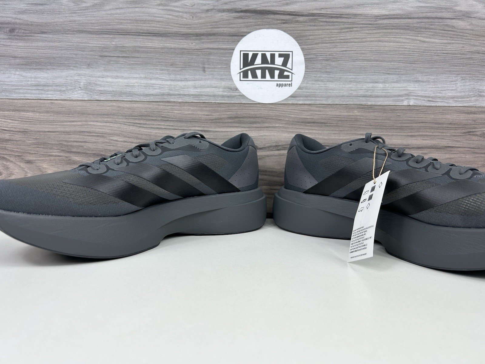 *Adidas ADIZERO EVO SL Grey Five Black Lime (KJ1364) Authentic Men’s Running
