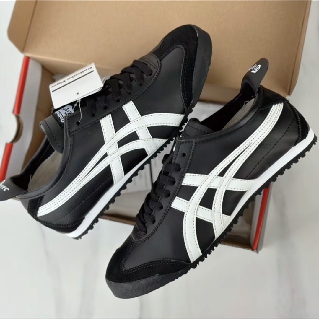 New Onitsuka Tiger Mexico 66 BLACK WHITE Unisex Sneaker 1183C102-001