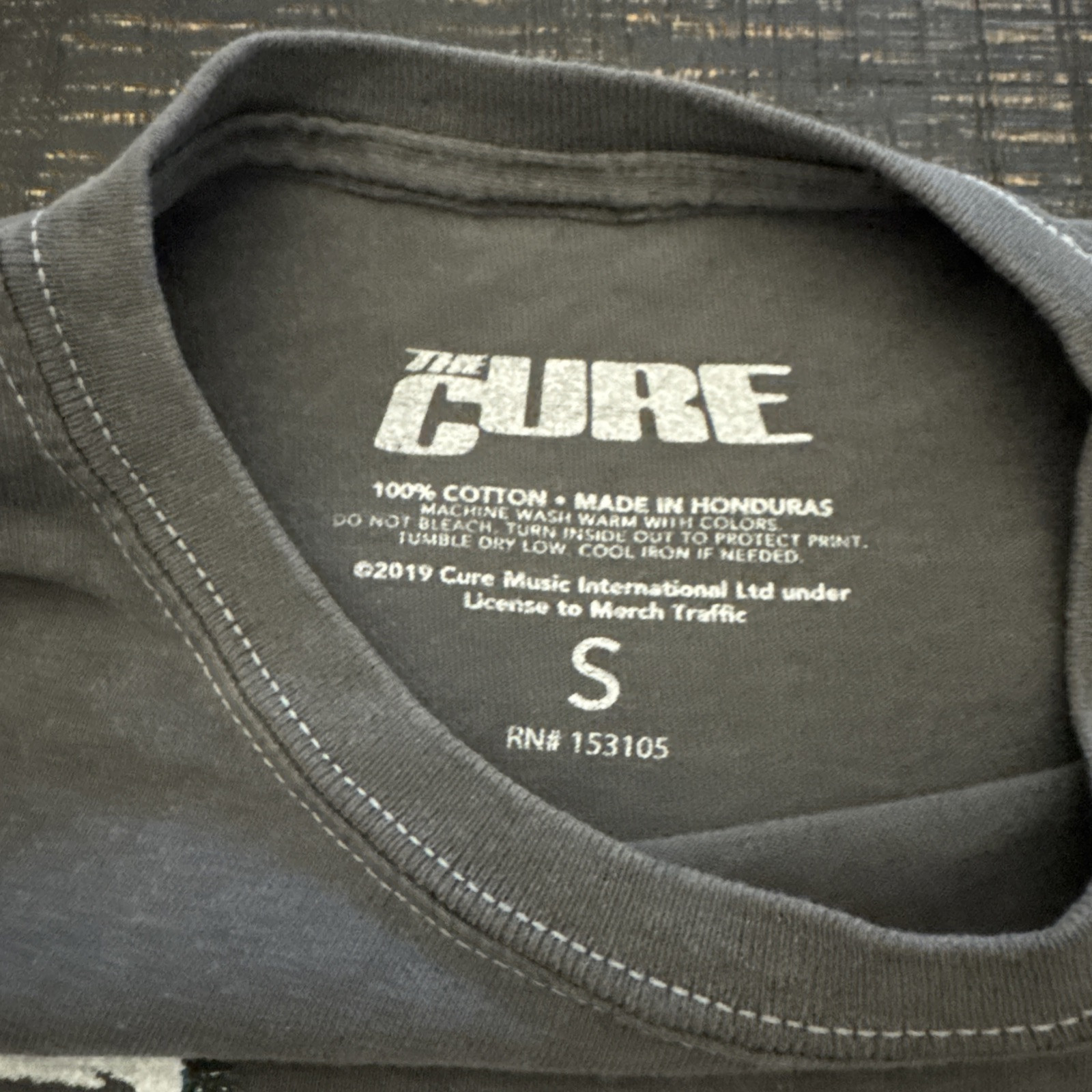 The Cure-Robert Smith💋Stick Man 2019 Tour-Goth Rock-Unisex T-shirt Gray-Small