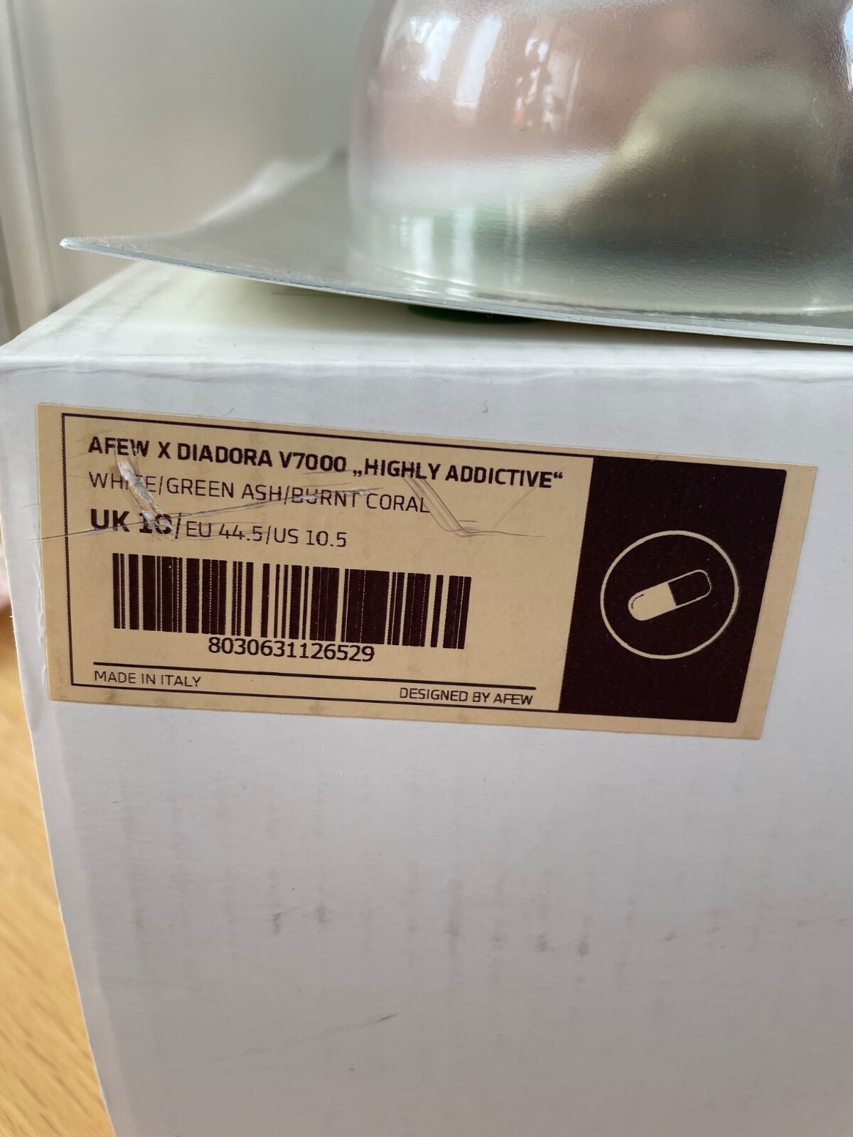 Diadora V7000 Afew Highly Addictive (Special Box) 501-171769 Size 44.5 Green
