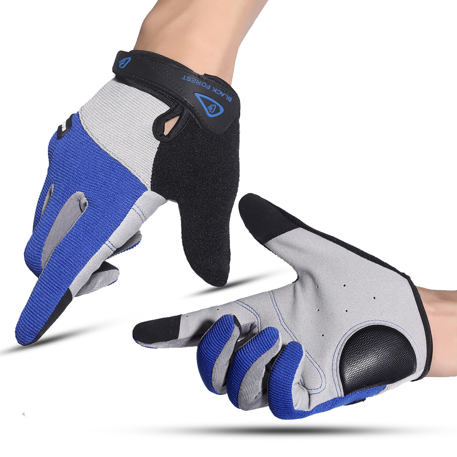 Men Women Full Finger Touch Screen Cycling Gloves MTB DH Mountain Bike Gloves US