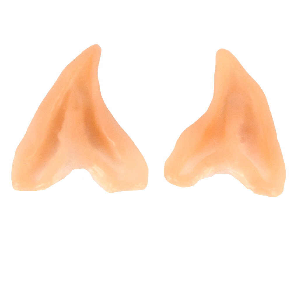 Adult Latex Ear Tips Costume Alien Elf Fairy Hobbit Spock LARP Cosplay Warcraft