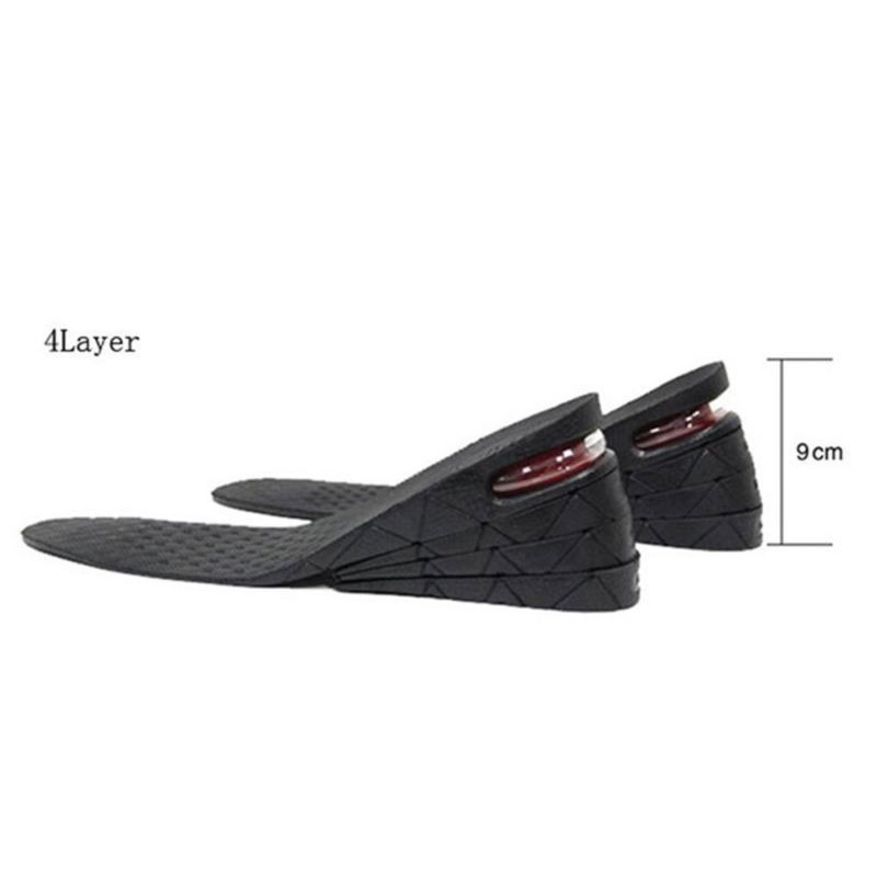 Height Air Cushion Athletic Shoe Insoles Height Lift Shoe Adjustable 9cm/3.54in