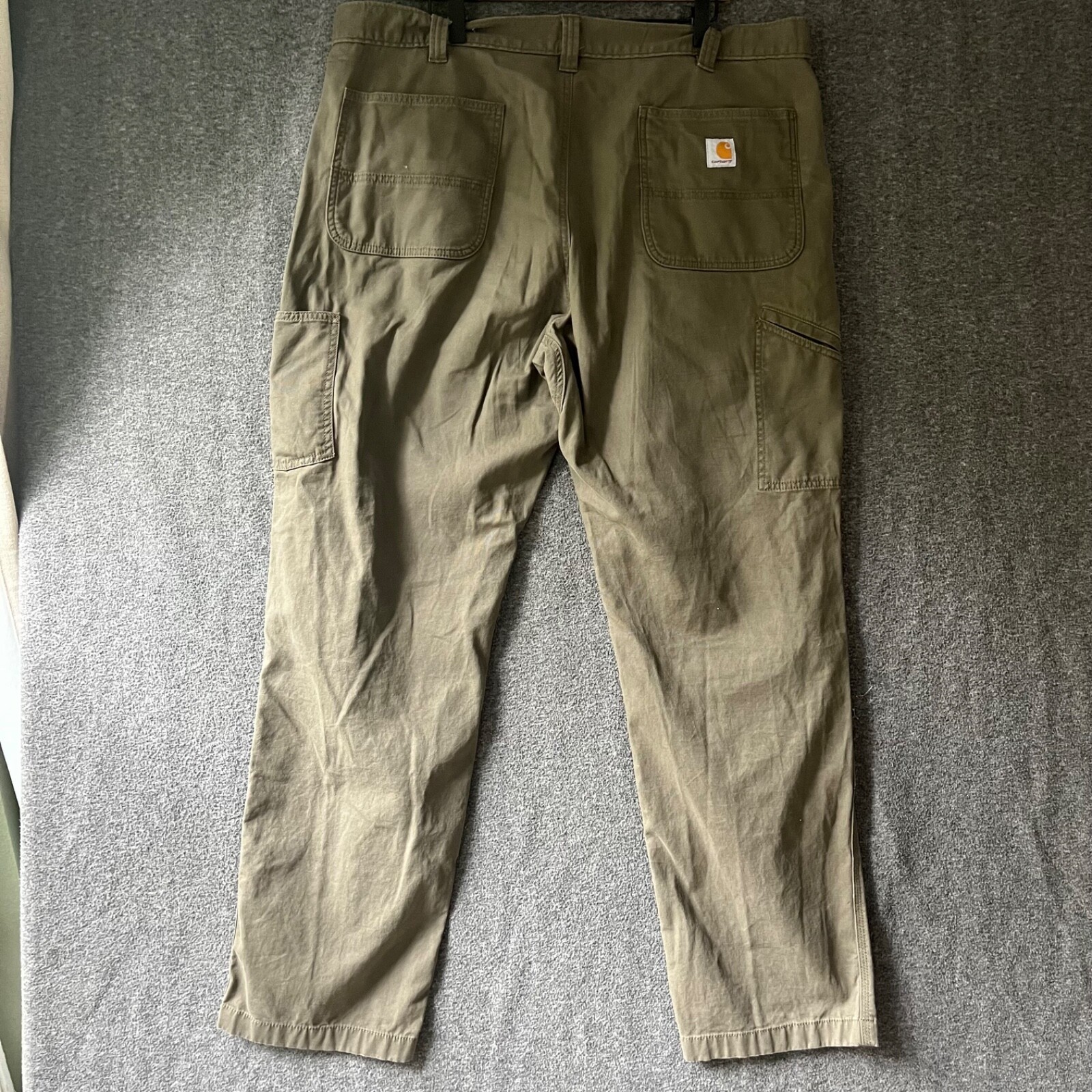 Carhartt 102802-217 Tarmac Green Relaxed Fit Double Knee Work Trousers W42 L34
