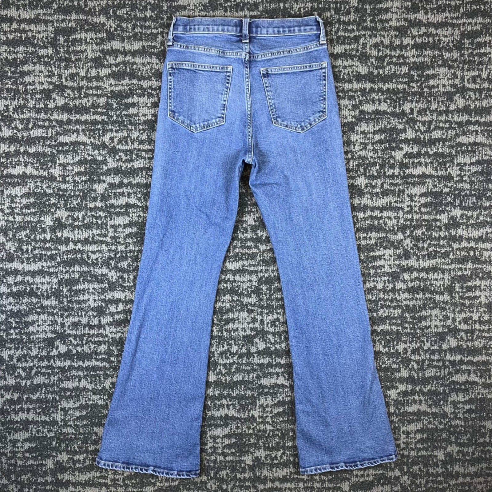 Gap Jeans Womens 2/26R ’70s Flare Blue High Rise Denim Stretch Medium Wash
