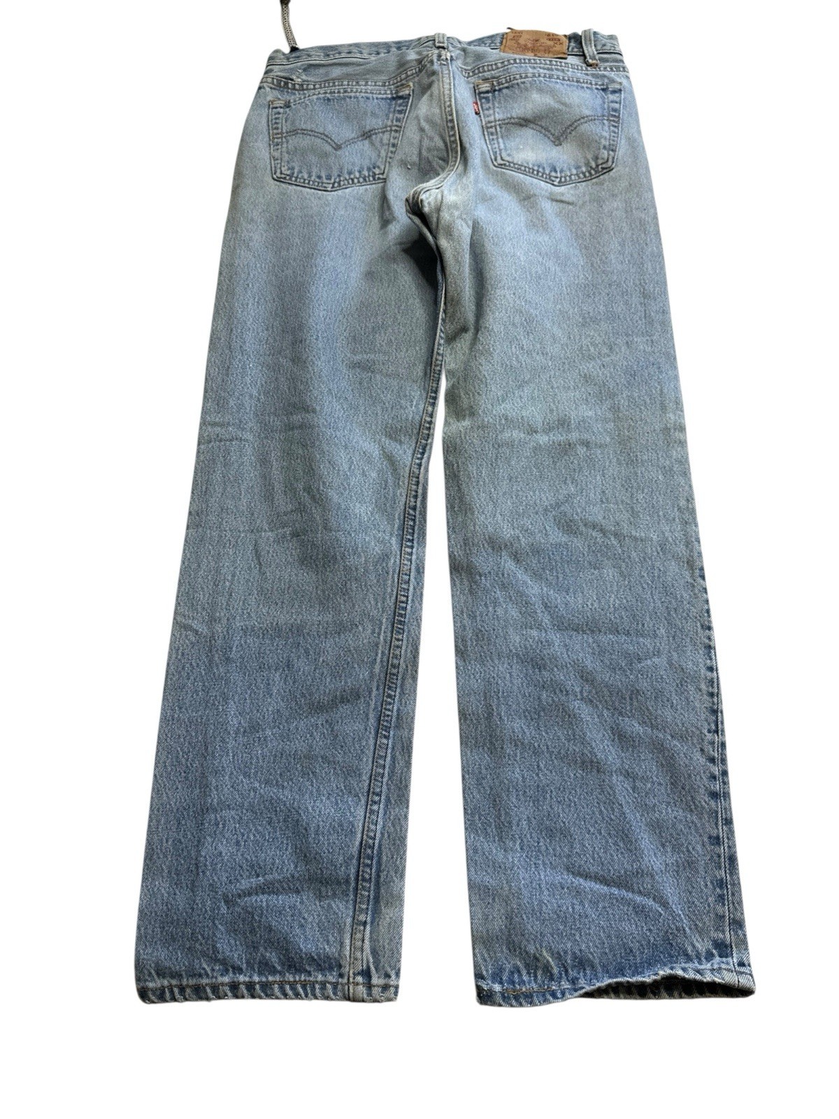 Vintage Levi’s 501 Blue 90s USA Button Fly 1990s Men’s 501xx Distressed 32X29