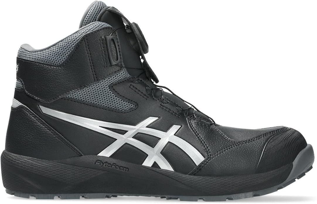 ASICS Safety Work Boots WINJOB CP314 BOA WIDE 1273A124-001 Black/Pure Silver