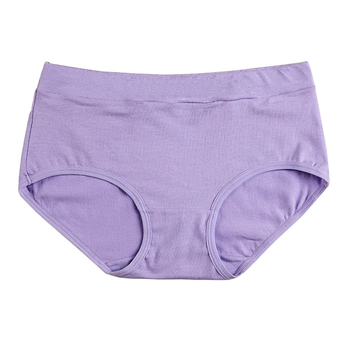 Women’s 8 Pack MidRise Stretch Cotton Panties, Assorted Colors8 Assorted Colo…