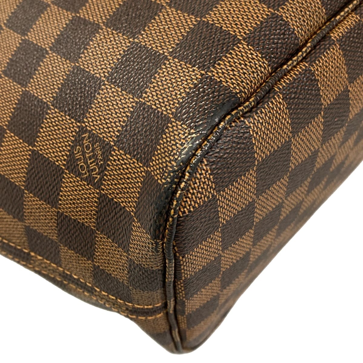 LOUIS VUITTON Neverfull MM N51105 Ebene Damier GI3162 Tote Bag Damier Canvas