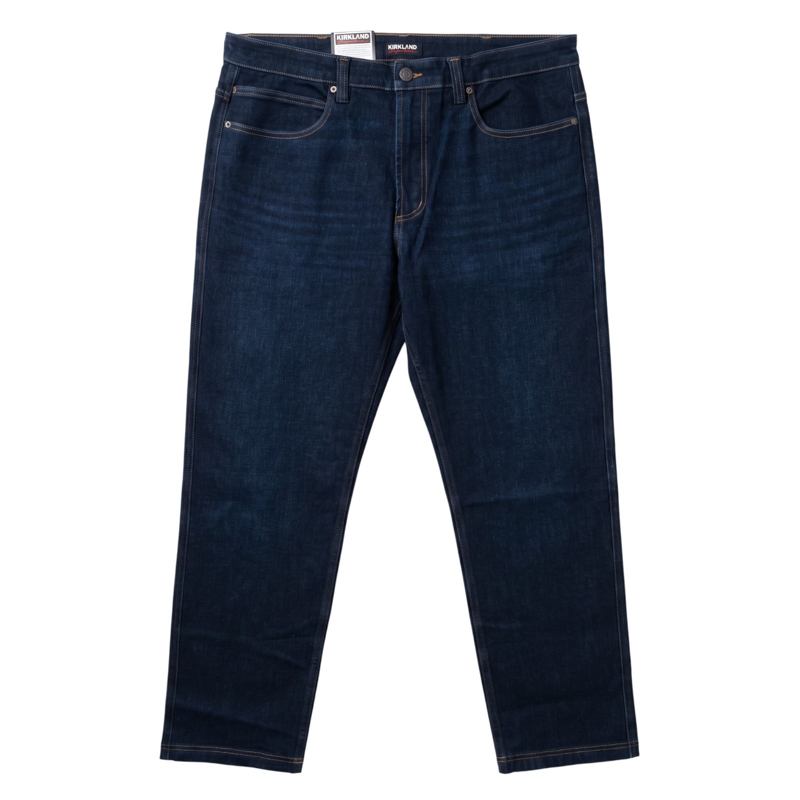 Kirkland Signature Men’s Dark Wash Straight Leg Jeans Denim Trousers 36×32 W36 L