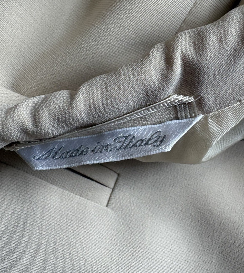 Max Mara One Button Jacket Crème Vintage