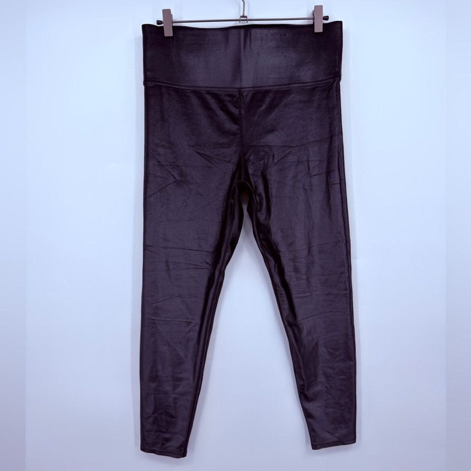 Carbon38 Black High Rise Leggings XXL | Stretch Athleisure Activewear
