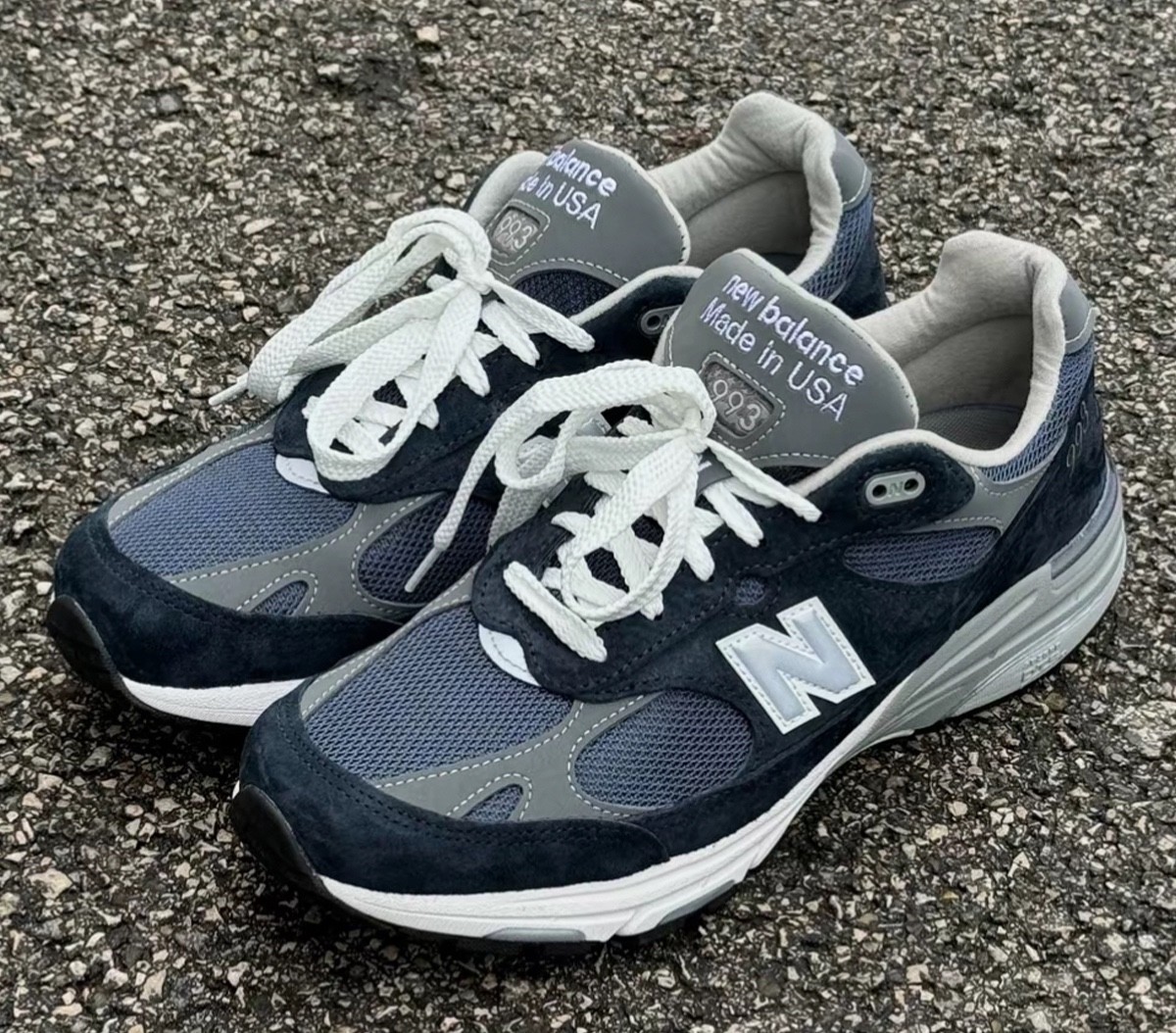 New Balance 993 ‘Navy White’ MR993NV Lifestyle Running Sneakers