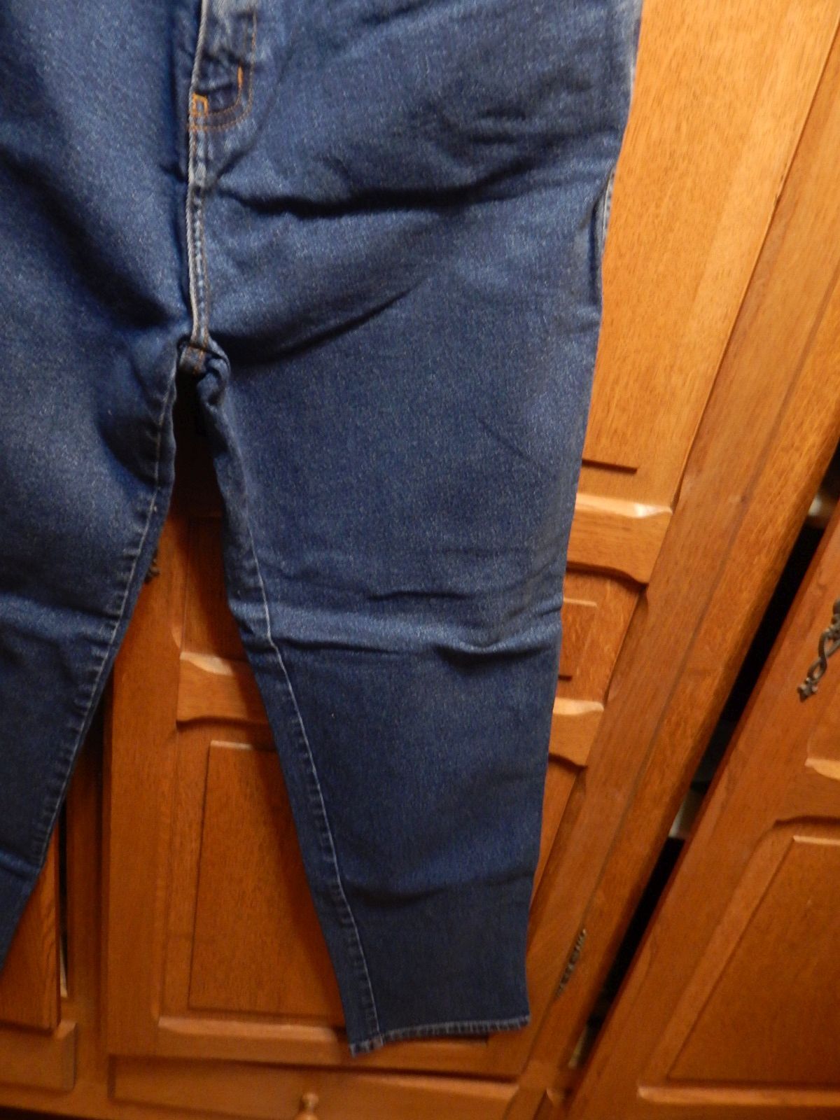 Ladies Bill Blass Stretch 98%Cotton 2% Lycra Denim Blue Jeans Sz 14 #L5