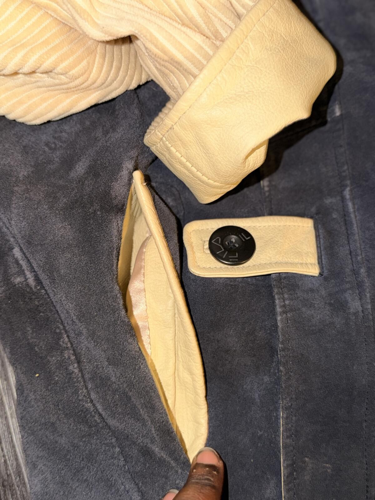 Vtg 90s FILA Suede Corduroy Toggle Jacket Leather Trim Japan Import – Pristine