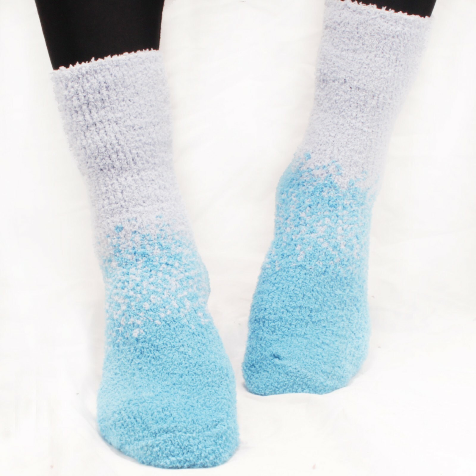 Women’s Super Soft Cozy Warm Fuzzy Gradient Socks – 8 Pair Value Pack Assortment