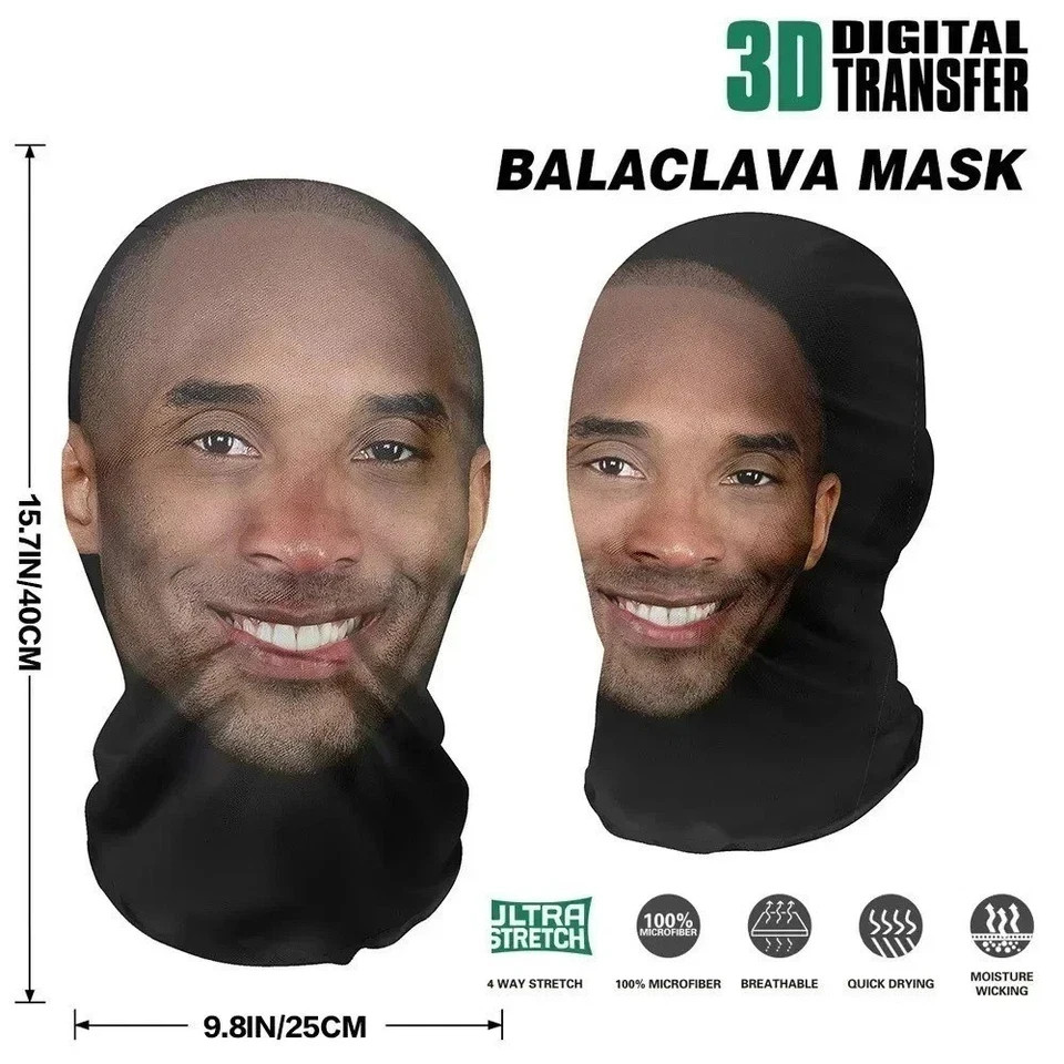 Funny 3D Celebrity Face Mask Full Head Balaclava Halloween Cosplay