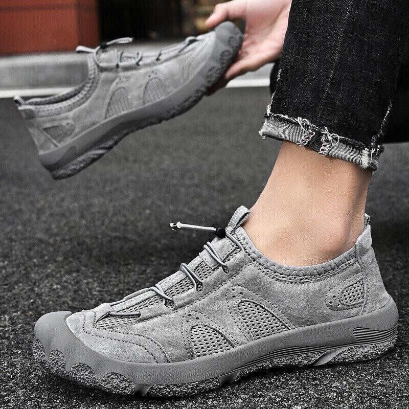 Summer Men’s Hiking Walking Casual Outdoor Sports Shoes Mesh Beathable Fashion