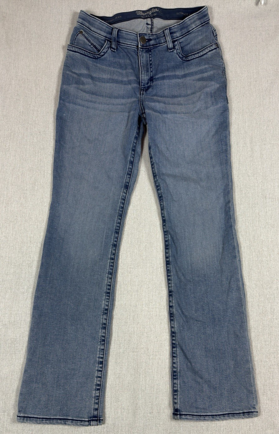 Wrangler Willow Riding Jeans Women 9×34 (Measures 30×33.5) Bootcut 10WRW60AD