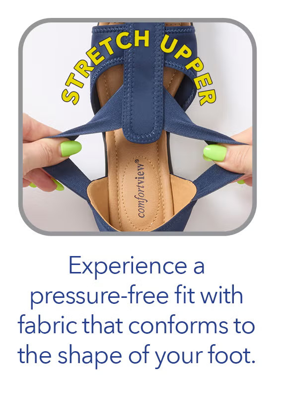 Comfortview Women’s The Cheryl Flat (Wide Widths Available)