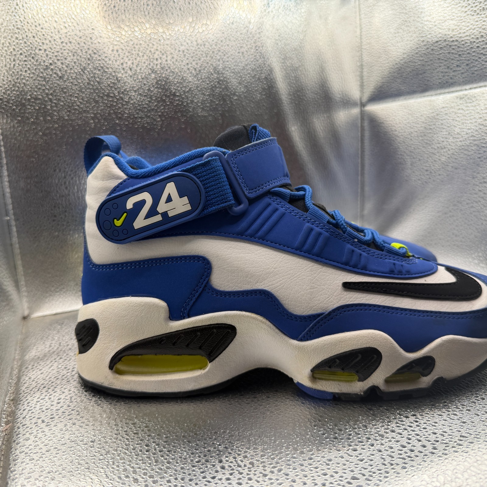 Size 8 Nike Air Griffey Max 1 DS Varsity Royal Black Volt Mens Shoes DJ5161-400