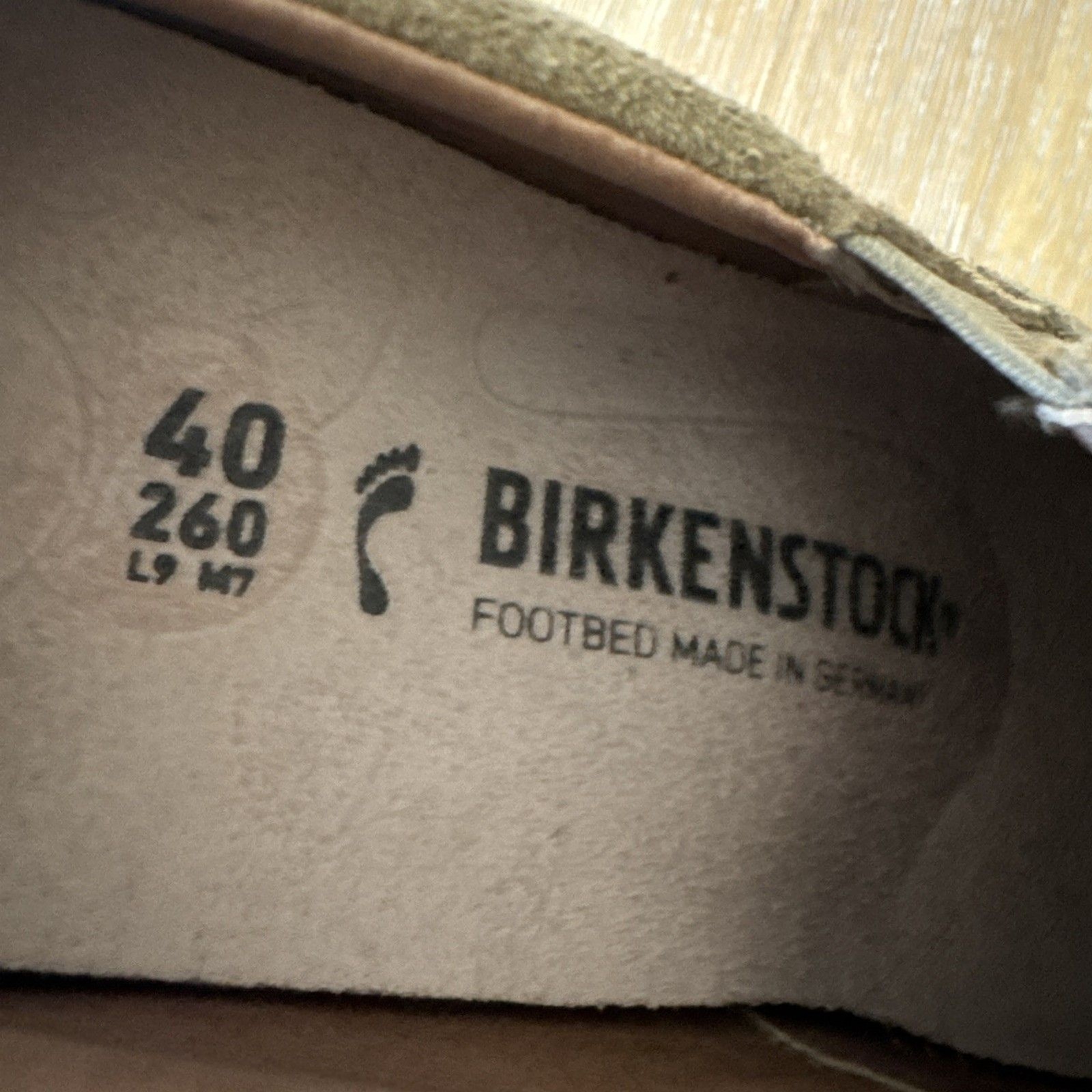 NWOB Birkenstock Callan Taupe Suede Slip On Loafers Sneakers W9 – M7 Comfort