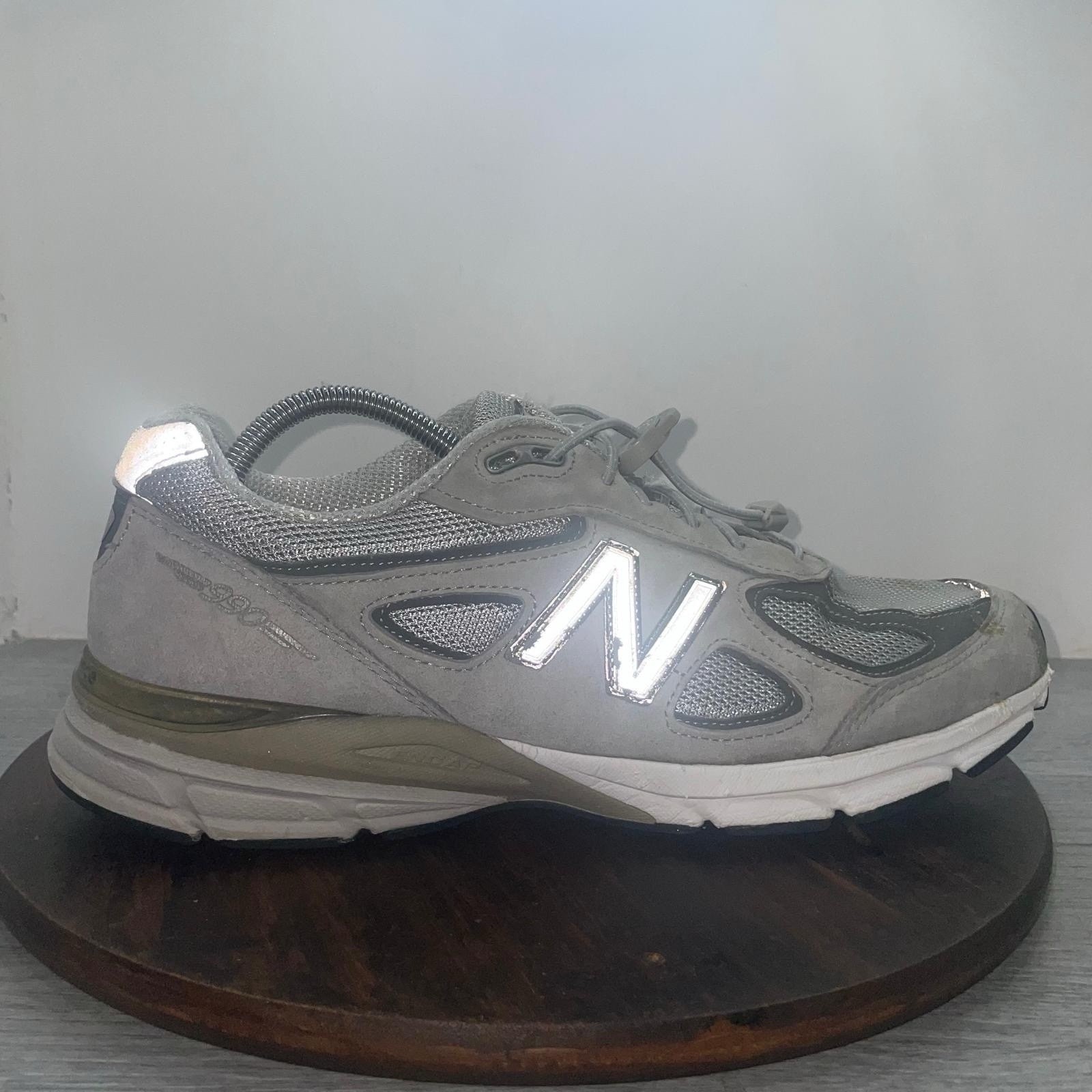 NEW BALANCE Shoes Mens Size 12 D Gray 990v4 Walking Sneakers M990GL4 USA Made