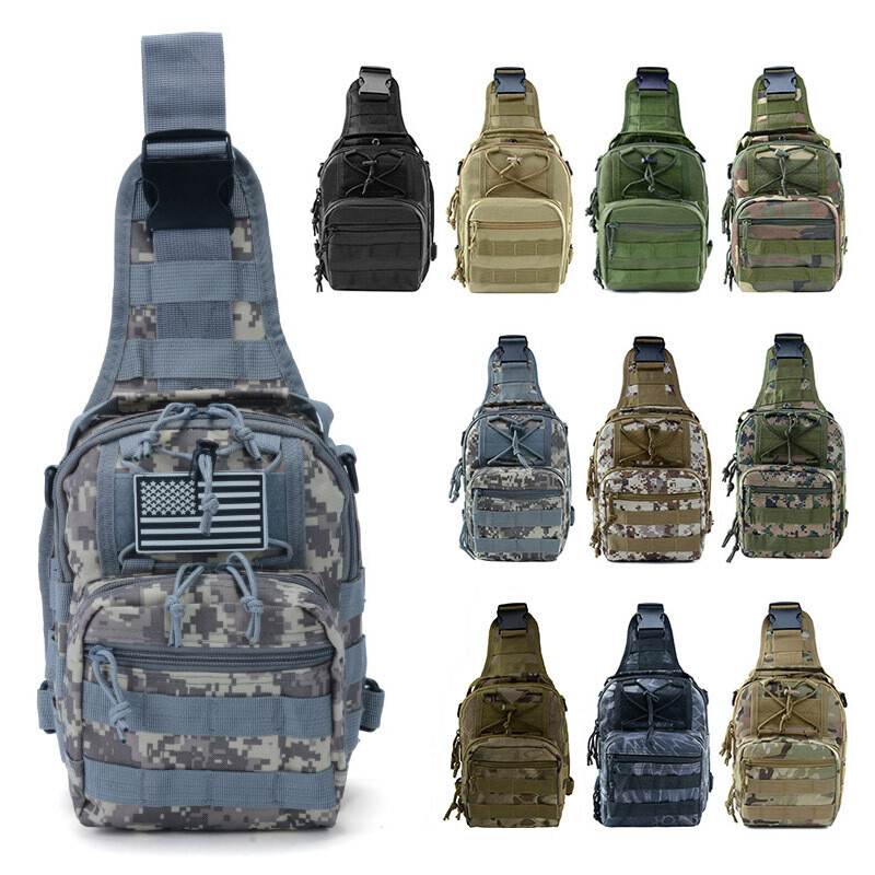 Tactical Sling Backpack 1000D Waterproof Military Backpack Satchel Shoulder Bag