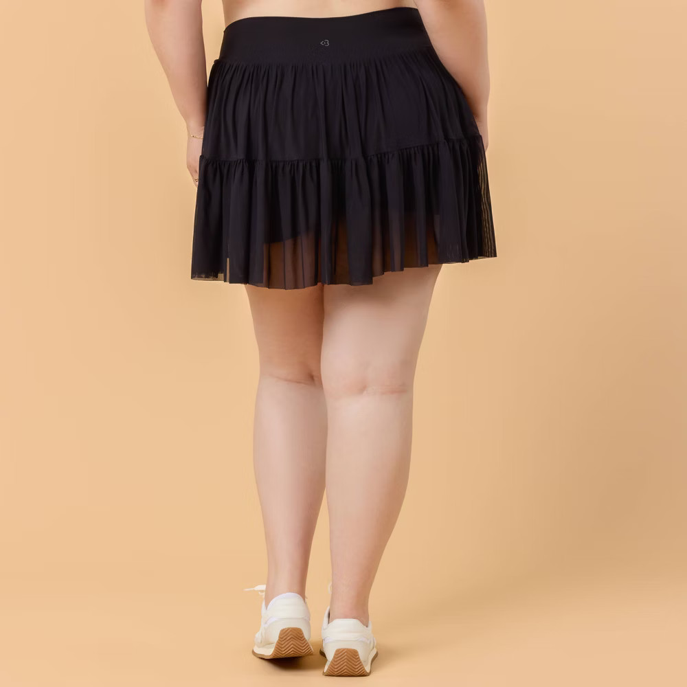 Blogilates Women Mommy & Me Ballerina Skort – Black 1X