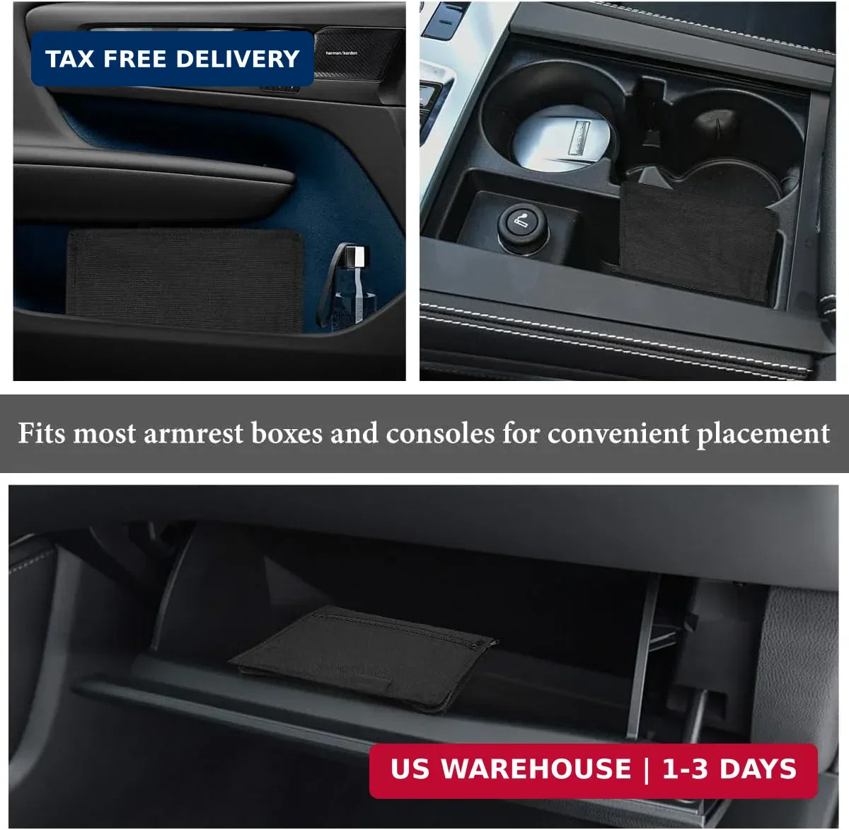 Car Registration and Insurance Holder, Glove Box Compartment Document Holder Own