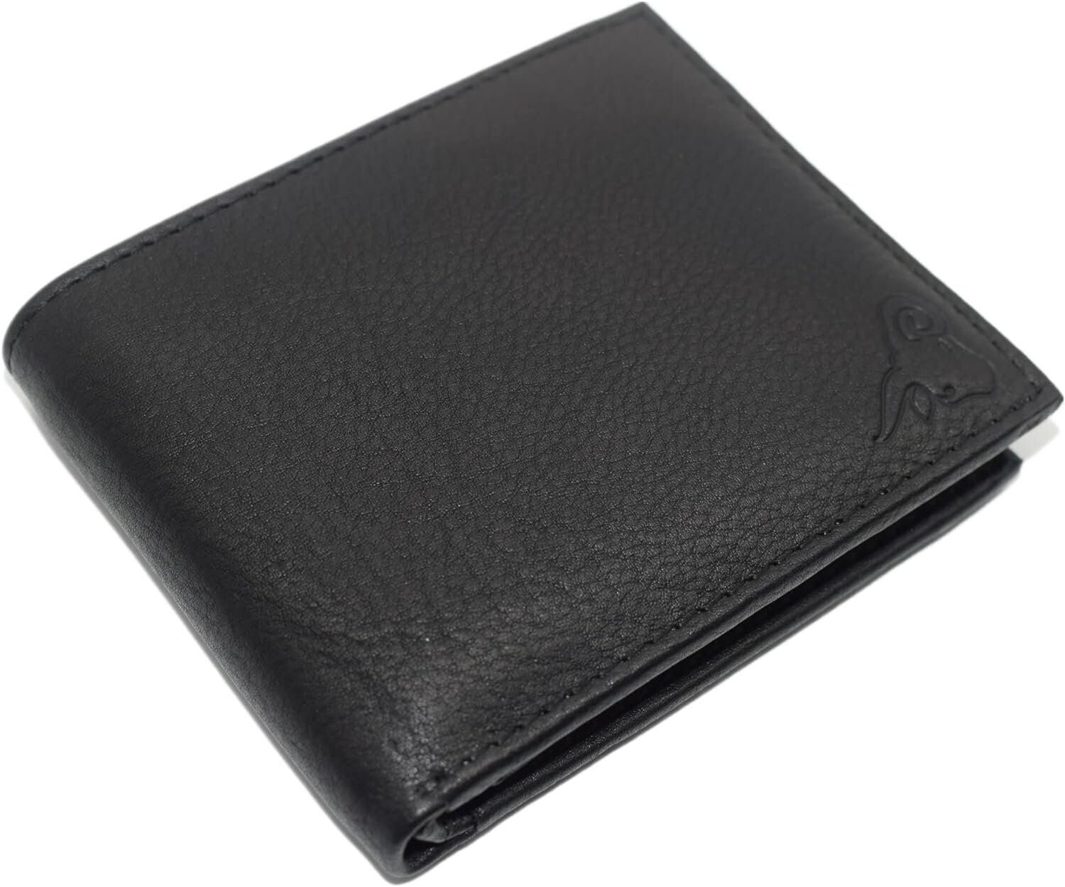 RFID Slim Front Pocket Wallets For Men – Genuine Leather Mens Bifold Wallet…