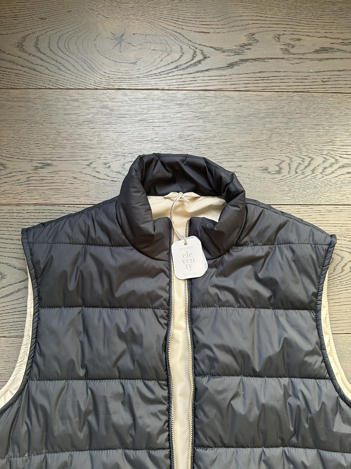 Eleventy Men’s Gilet Blue Jacket IT 56 (24in Pit to Pit) Fits like XL