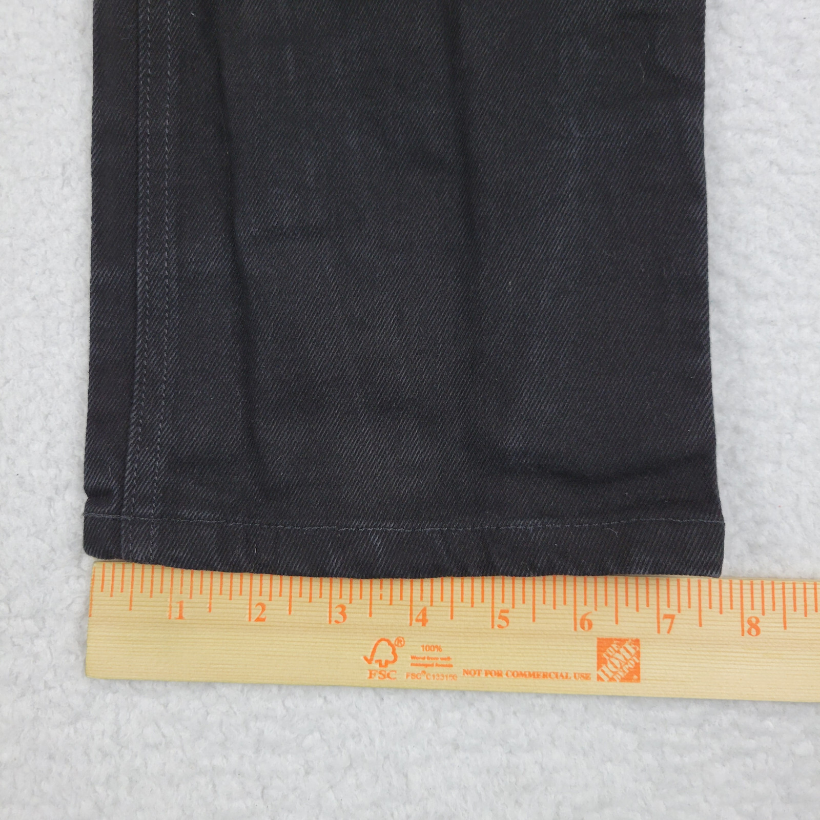 Denim & Spirits 45 Skinny Leg Jeans Mens CH Measures 32 x 34 Black Cotton USA