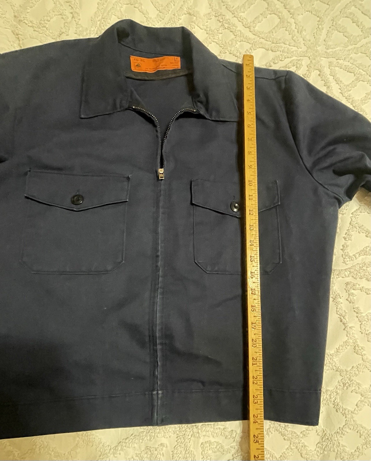 Vintage USPS Mail Carrier Full Zip Jacket Quilted Liner Not Available Sz 46 R