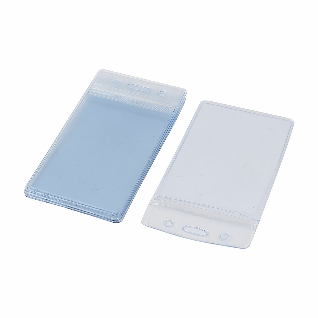 Wholesale Clear Plastic Vertical ID Card Badge Holder Size: 6.8 X 11.3 cm