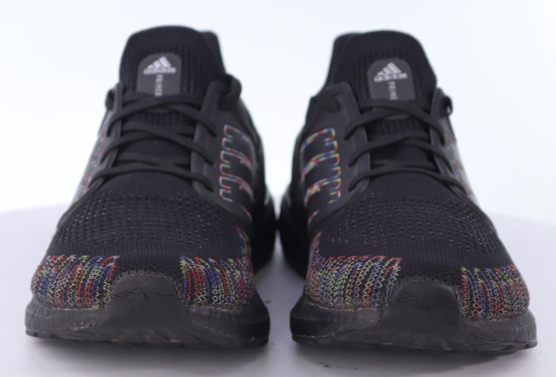 Adidas Ultra Boost 2.0 Men’s Running Shoes Size 9.5 M Black Multi Color EG0711