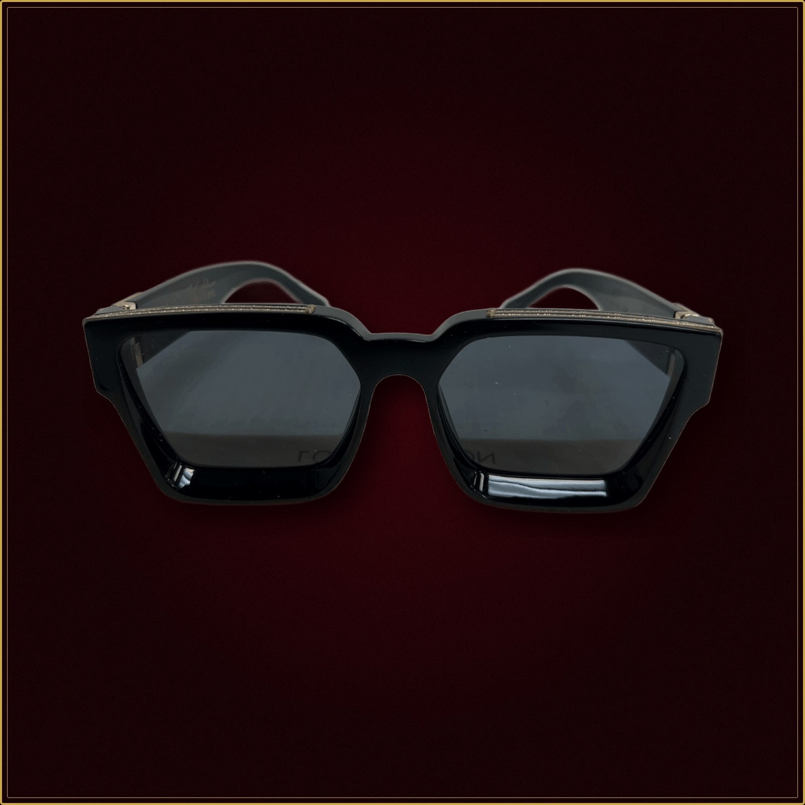 Louis Vuitton 1.1 LV Millionaires Sunglasses Black Gold LV Acetate