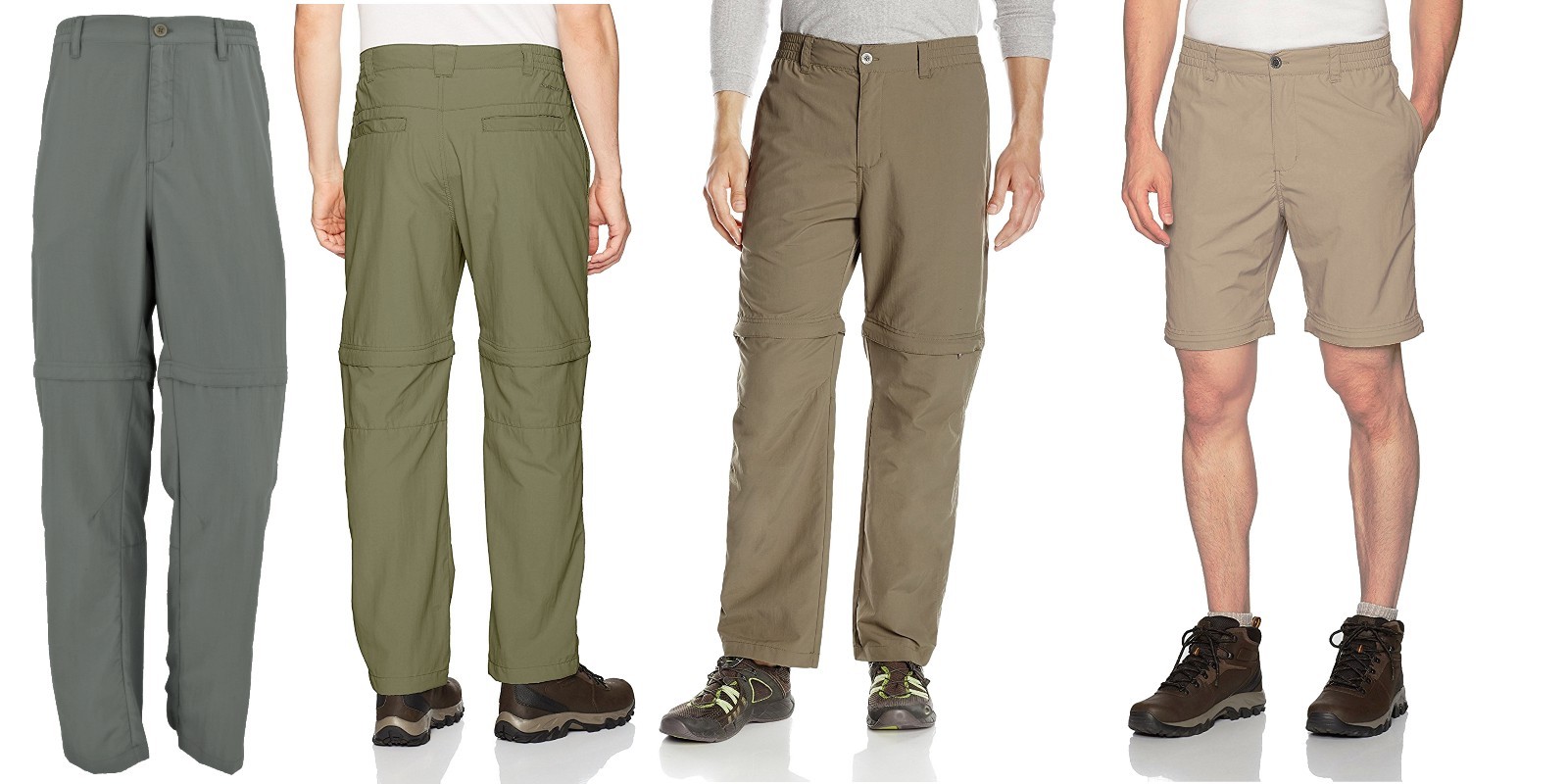 White Sierra Men’s D9763M30 Sierra Point Convertible 30 Inch Inseam Pant