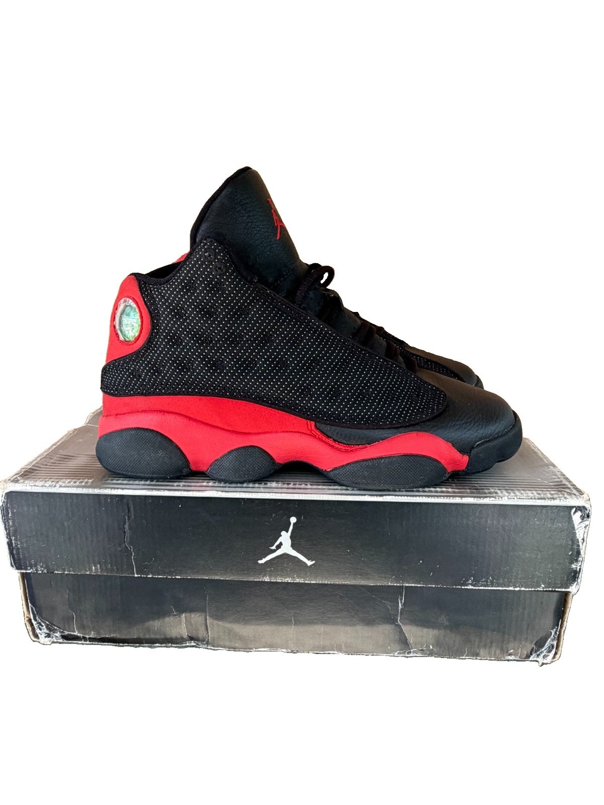 Jordan Air Jordan 13 Bred 2005 (GS) Kids US 7Y Black/Red Mid Top Leather